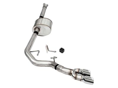 Corsa 21147 Xtreme Cat-Back Exhaust Front of Tire Exit-Polished for 2021-25 F150 SCab/6.5in Bed 5.0 / Corsa 21147 Xtreme Cat-Back