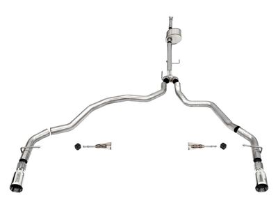 Corsa 21149 Xtreme Cat-Back Exhaust Dual Rear Exit-Polished for 2021-25 F-150 SuperCab/6.5in Bed 5.0 / Corsa 21149 Xtreme Cat-Back