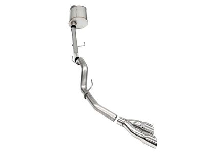 Corsa 21154 Sport Cat-Back Exhaust Single Side Exit-Polished for 2021-2025 F150 5.0 RegCab/8' Bed / Corsa 21154 Sport Cat-Back