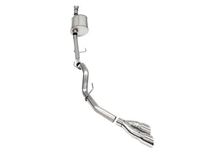 Corsa 21157 Sport Cat-Back Exhaust Single Side Exit-Polished for 2021-25 F150 SuperCab/6.5in Bed 5.0 / Corsa 21157 Sport Cat-Back