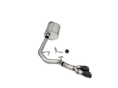 Corsa 21162BLK Sport Cat-Back Exhaust Front of Tire Exit for 2021-2025 F150 Regular Cab/ 8in Bed 3.5 / Corsa 21162BLK Sport Cat-Back