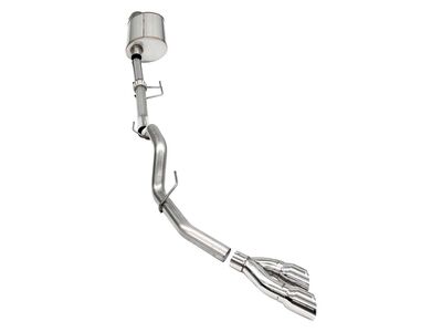 Corsa 21163 Sport Cat-Back Exhaust Single Side Exit-Polished for 2021-2025 F150 5.0 RegCab/8' Bed / Corsa 21163 Sport Cat-Back