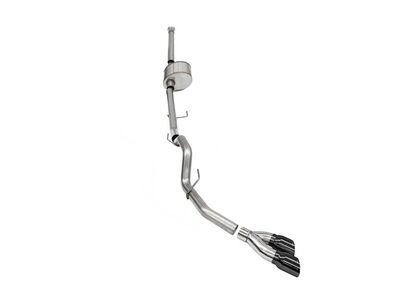 Corsa 21169BLK Sport Cat-Back Exhaust Single Side Exit- for 2021-2025 F-150 SuperCrew/6.5in Bed 3.5 / Corsa 21169BLK Sport Cat-Back