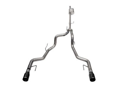Corsa 21184BLK Sport Cat-Back Exhaust Dual Rear Exit-Black for 2022-25 F150 Tremor SuperCrew 5.0 / Corsa 21184BLK Sport Cat-Back