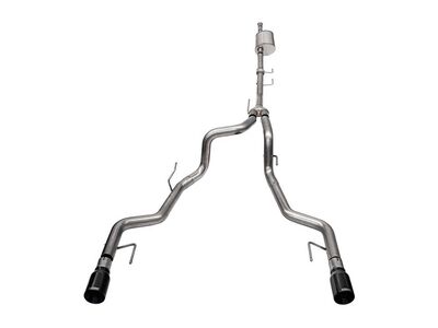 Corsa 21185BLK Sport Cat-Back Exhaust Dual Rear Exit-Black for 2021-25 F150 Tremor SuperCrew 3.5 / Corsa 21185BLK Sport Cat-Back