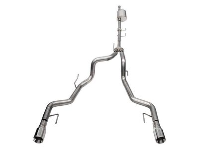 Corsa 21185 Sport Cat-Back Exhaust Dual Rear Exit-Polished for 2021-25 F-150 Tremor SuperCrew 3.5 / Corsa 21185 Sport Cat-Back
