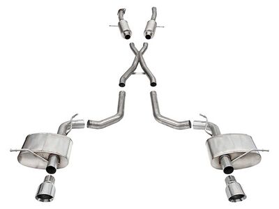 Corsa 21197 Sport 2.75" Cat-Back Exhaust 4.5" Polished Tips for 2018-2024 Durango SRT 392 / Corsa 21197 Sport Cat-Back