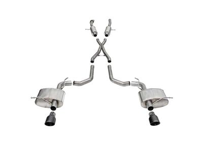 Corsa 21198BLK Xtreme 2.75" Cat-Back Exhaust 4.5" Black Tips for 2018-2024 Durango SRT 392 / Corsa 21198BLK Xtreme Cat-Back