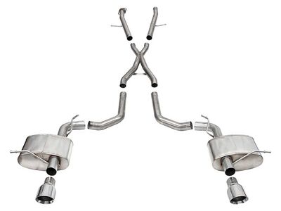 Corsa 21198 Xtreme 2.75" Cat-Back Exhaust 4.5" Polished Tips for 2018-2024 Durango SRT 392 / Corsa 21198 Xtreme Cat-Back