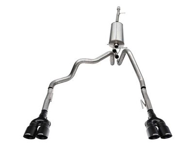 Corsa 21199BPC Sport Cat-Back Exhaust Dual Rear Exit for 2019-2025 Silverado 1500 / Corsa 21199BPC Sport Cat-Back