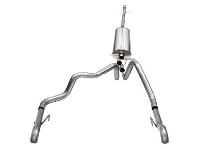 Corsa 21239 Sport Cat-Back Exhaust Dual Rear Exit Turn Down Tail Pipes for 2022-2024 Silverado 1500 / Corsa 21239 Sport Cat-Back