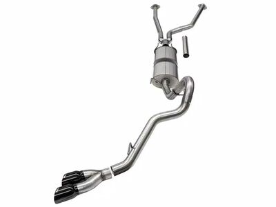 Corsa 21245BLK Sport 3" Cat-Back Exhaust Side Exit Exhaust System for 2022-2025 Toyota Tundra 4WD / Corsa 21245BLK Sport Cat-Back