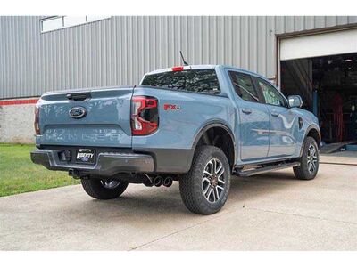 Corsa 21246BLK Sport 3" Cat-Back Exhaust 4" Black Pro-Series Slash Cut Twin Tip for 2024-2025 Ranger / Corsa 21246BLK Sport Cat-Back