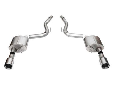 Corsa 21253 Sport Axle-Back Exhaust with 4.5" Straight Cut Polished Tips for 2024-Up Mustang GT 5.0 / Corsa 21253 Sport Axle-Back