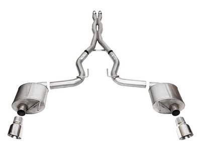 Corsa 21254 Sport 3" Cat-Back Exhaust with 4.5" Pro Series Tips for 2024-Up Mustang GT 5.0 / Corsa 21254 Sport Cat-Back