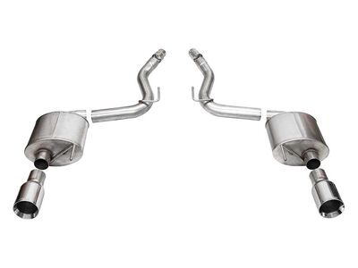 Corsa 21257 Touring Axle-Back Exhaust Ex.Sys3" with 4.5" Straight Cut Tips for 2024+ Mustang GT 5.0 / Corsa 21257 Touring Axle-Back