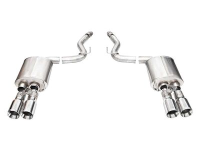 Corsa 21262 Sport 3" Axle-Back Exhaust System with 4" Polished Straight Tips for 2024-Up Mustang 5.0 / Corsa 21262 Sport Axle-Back