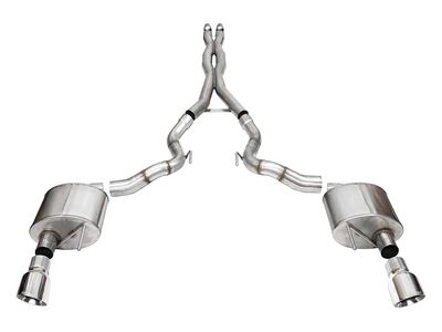 Corsa 21270 Xtreme 3" Cat-Back Exhaust 4.5-inch Pro Series Tip for 2024+ Mustang GT Convertible 5.0 / Corsa 21270 Xtreme Cat-Back
