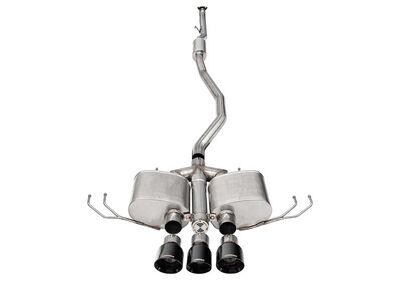 Corsa 21302BLK Xtreme Cat-Back Exhaust Rear Exit with 4.5" Black Tip for 2017-21 Honda Civic Type-R / Corsa 21302BLK Xtreme Cat-Back