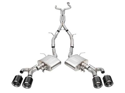 Corsa 21317CF 3-Inch Dual Mode Active Valved Cat-Back Exhaust for 2022-2025 Cadillac CT4-V Blackwing / Corsa 21317CF Variable Sound Cat-Back