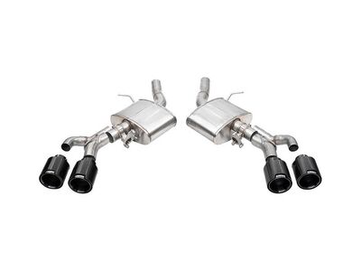 Corsa 21319CFBLK Variable Sound 3-Inch Active Valved Axle-Back Exhaust for 2022-2025 CT4-V Blackwing / Corsa 21319CFBLK Variable Sound Axle-Back