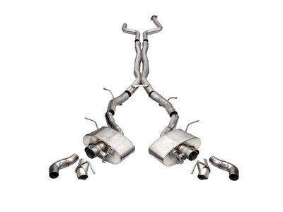Corsa 21323 Xtreme 3-Inch Cat-Back Exhaust - No Tips for 2020-Up Cadillac CT5-V / Corsa 21323 Xtreme Cat-Back