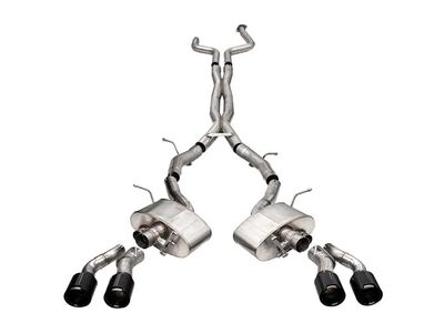 Corsa 21326CF Xtreme 3-Inch Cat-Back Exhaust - 4.5-inch Carbon Fiber Twin Tips for 2020-Up CT5-V / Corsa 21326CF Xtreme Cat-Back