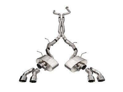 Corsa 21326 Xtreme 3-Inch Cat-Back Exhaust - 4.5-inch Polished Twin Tips for 2020-Up Cadillac CT5-V / Corsa 21326 Xtreme Cat-Back