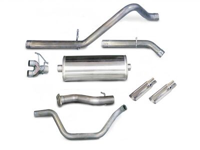 Corsa 24199 Sport Cat-Back Exhaust with Polished Tip for 2007-2008 Silverado CC/SB 1500 5.3 / Corsa 24199 Sport Cat-Back