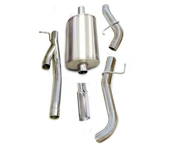 Corsa 24224 Sport Cat-Back Exhaust with Polished Tip for 2002-2006 Sierra Denali 1500 6.0 EC/SB / Corsa 24224 Sport Cat-Back