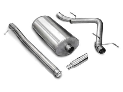 Corsa 24258 Sport Cat-Back Exhaust with Polished Tip for 2007-2008 Silverado 1500 4.8 RCSB / Corsa 24258 Sport Cat-Back