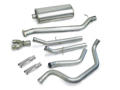 Corsa 24273 Sport Cat-Back Exhaust, Polished Tip, 1999-2007 Silverado/Sierra 1500 4.8 5.3 / Corsa 24273 Sport Cat-Back