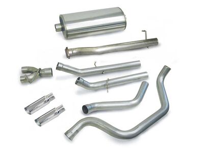 Corsa 24275 Sport Cat-Back Exhaust with Polished Tip for 1999-07 Silverado Reg Cab/Long Bed 1500 4.8 / Corsa 24275 Sport Cat-Back