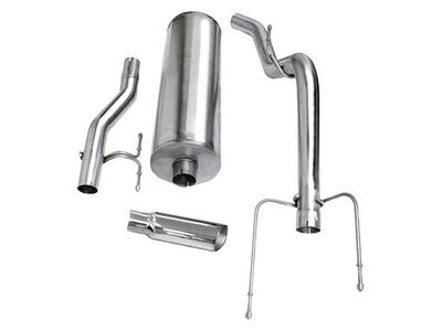 Corsa 24403 Sport Cat-Back Exhaust with Polished Tip for 2004-2005 Ram Quad Cab/Short Bed 1500 4.7 / Corsa 24403 Sport Cat-Back
