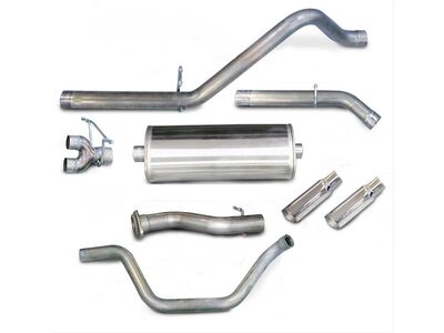 Corsa 24519 Sport Cat-Back Exhaust with Polished Tip for 2010 Silverado Crew Cab/Short Bed 1500 6.2 / Corsa 24519 Sport Cat-Back