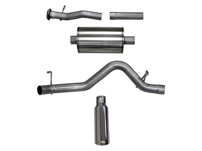 Corsa 24744 Sport Cat-Back Exhaust 4-inch SS Db Tip Single Side Exit for 2015-2016 Colorado 3.6 / Corsa 24744 Sport Cat-Back