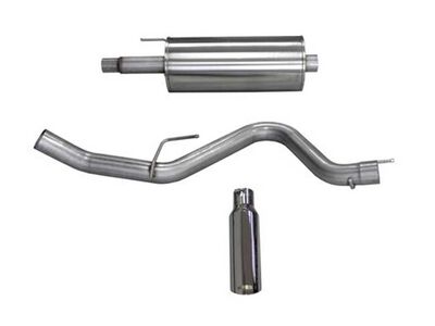 Corsa 24837 Sport Cat-Back Exhaust Single Side Exit with 4-inch Polished Tip for 2015-2020 F150 5.0 / Corsa 24837 Sport Cat-Back