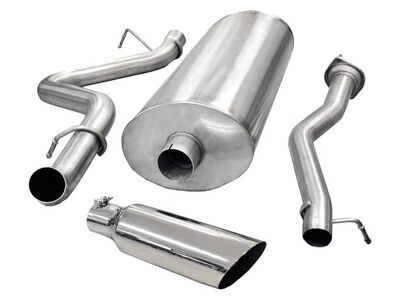 Corsa 24894 Sport Cat-Back Exhaust with Polished Tip for 2007-2010 Silverado 2500 6.0 CCSTB / Corsa 24894 Sport Cat-Back