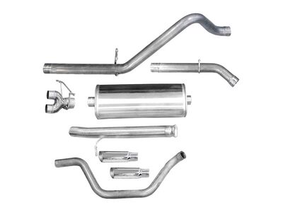 Corsa 24921 Sport Cat-Back Exhaust with Polished Tip for 2009-13 Silverado Reg Cab/Std. Bed 1500 4.8 / Corsa 24921 Sport Cat-Back