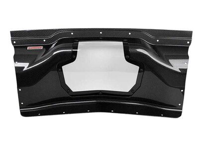 Corsa 44009 Carbon Fiber Air Intake Trunk Panel with Polycarbonate for 2020-Up Corvette C8/Z06 / Corsa 44009 Carbon Trunk Panels