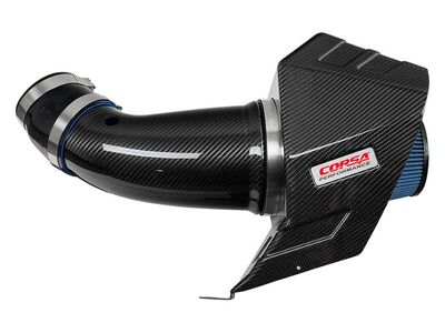 Corsa 44011 Carbon Fiber Cold Air Intake with MaxFlow 5 Oiled Filter for 2020-25 Durango SRT Hellcat / Corsa 44011 Cold Air Intake
