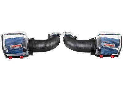 Corsa 44013MT Carbon Fiber MaxFlow Cold Air Intake in Matte Finish for 2024-Up Mustang GT 5.0 / Corsa 44013MT Closed Box Cold Air Intake