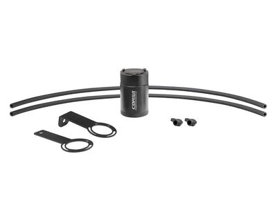 Corsa CC0015 Universal 3 oz. Aluminum Oil Catch Can with Mounting Brackets / Corsa CC0015 Oil Catch Can