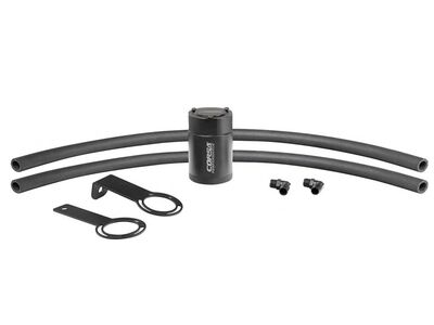Corsa CC0017 Universal 3 oz Aluminum Oil Catch Can with Mounting Brackets / Corsa CC0017 Oil Catch Can