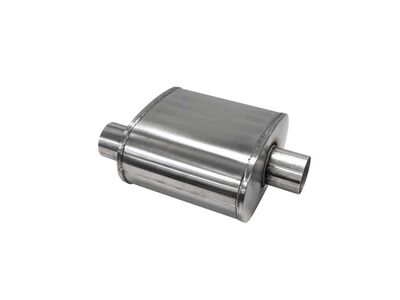 Corsa CP250CT Pro Series Custom Sport Muffler 304SS 2.5-Inch Offset In /2.5-Inch Center Out 10" OAL / Corsa CP250CT Sport Muffler