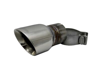 Corsa TK002 Single Universal 2.5-Inch Inlet / 3.5-inch Outlet Polished PVD Pro-Series Tip Kit / Corsa TK002 Exhaust Tip Kit