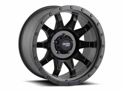 Dirty Life Race Wheels 9301-8981MB12N Roadkill 9301 Matte Black 18X9 8-165.1 -12mm 130.8mm / Dirty Life Race Wheels 9301-8981MB12N 18" Wheel