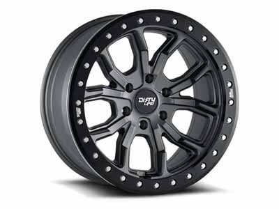 Dirty Life Race Wheels 9303-7965MGT12 DT-1 9303 Satin Gunmetal 17X9 5-114.3 -12mm 72.6mm / Dirty Life Race Wheels 9303-7965MGT12 17" Wheel