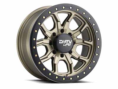 Dirty Life Race Wheels 9303-7970MGD DT-1 9303 Satin Bronze 17X9 8-170 -12mm 130.8mm / Dirty Life Race Wheels 9303-7970MGD 17-Inch Wheel