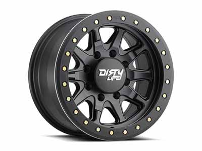 Dirty Life Race Wheels 9304-7936MB12 DT-2 9304 Satin Black 17X9 6-135 -12mm 87.1mm / Dirty Life Race Wheels 9304-7936MB12 17-Inch Wheel
